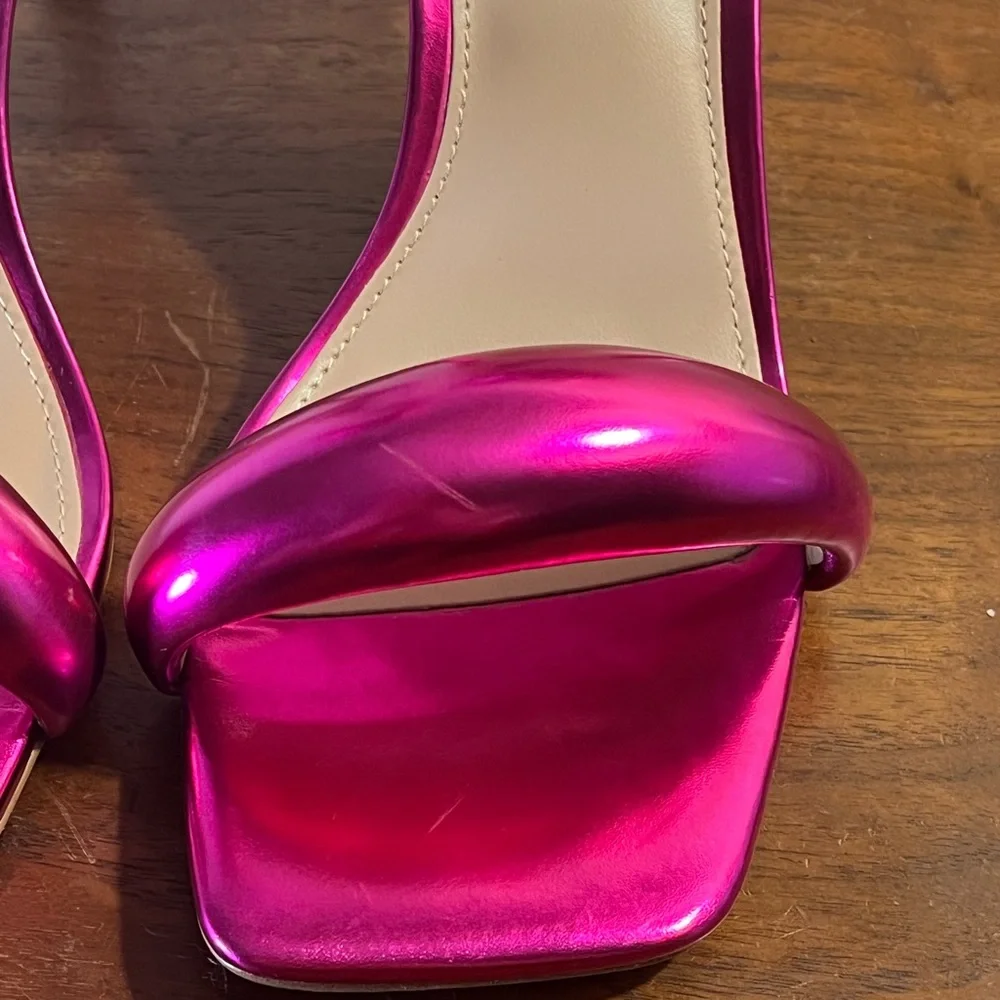 Metallic pink Steve Madden Stilettos Size 8.5 - Picture 6 of 6